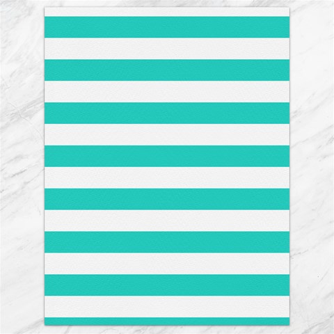 Horizontal Stripes 17.8 x23.08  Canvas - 1