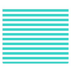 Horizontal Stripes 50 x40  Blanket Front