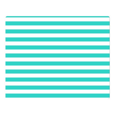 Horizontal Stripes 80 x60  Blanket Front