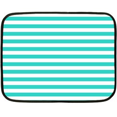 Horizontal Stripes 35 x27  Blanket Back