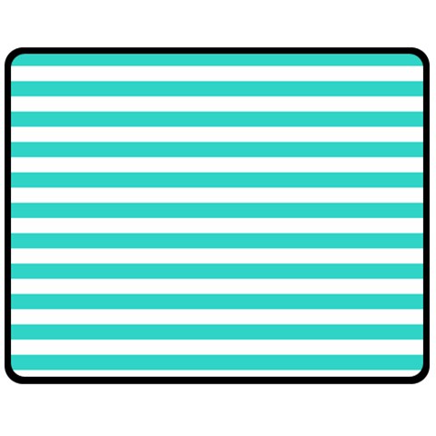 Horizontal Stripes 60 x50  Blanket Front