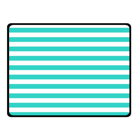 Horizontal Stripes 50 x40  Blanket Front