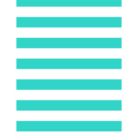 Horizontal Stripes 4.125 x5.5  Memopad