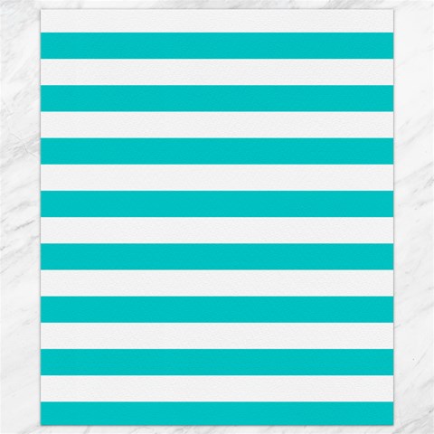 Horizontal Stripes 8.15 x9.66  Canvas - 1