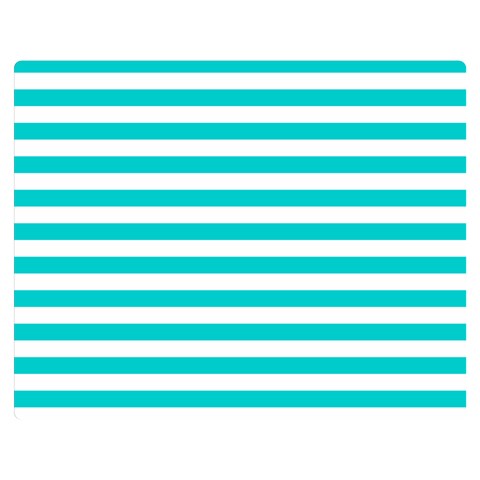 Horizontal Stripes 60 x50  Blanket Back
