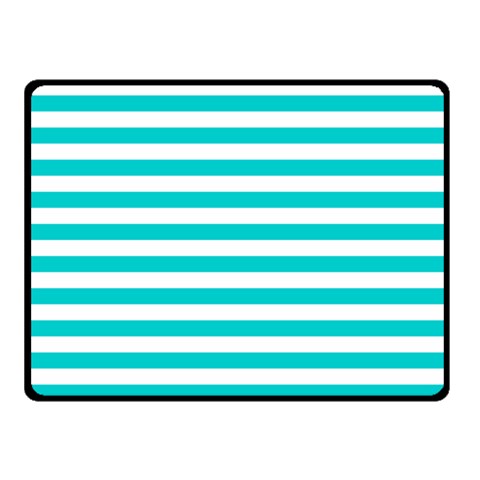 Horizontal Stripes 50 x40  Blanket Front