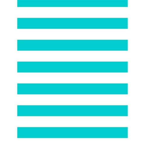 Horizontal Stripes 4.125 x5.5  Memopad