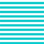 Horizontal Stripes - White and Cyan ScrapBook Page 12  x 12 
