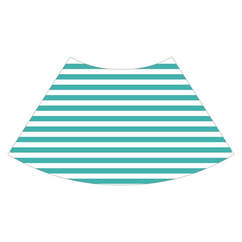 Horizontal Stripes Skirt Back