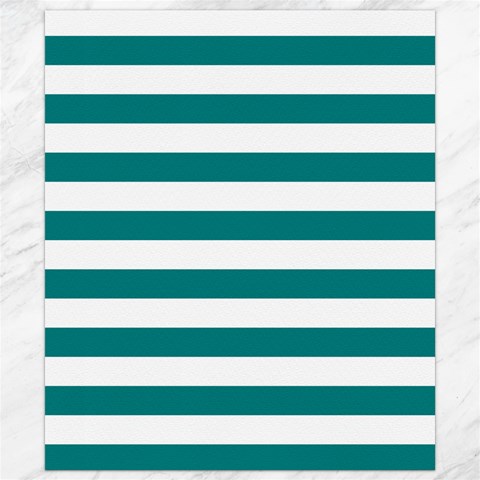 Horizontal Stripes 8.15 x9.66  Canvas - 1