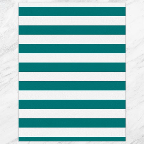 Horizontal Stripes 11.86 x15.41  Canvas - 1