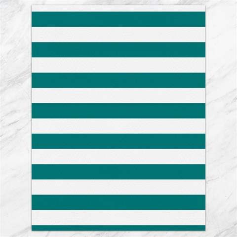 Horizontal Stripes 17.8 x23.08  Canvas - 1