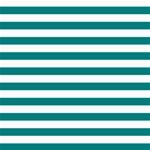 Horizontal Stripes - White and Teal ScrapBook Page 8  x 8 