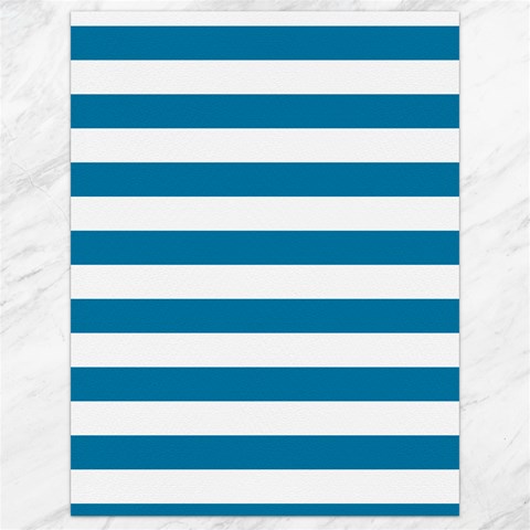 Horizontal Stripes 17.8 x23.08  Canvas - 1