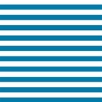 Horizontal Stripes - White and Cerulean ScrapBook Page 12  x 12 