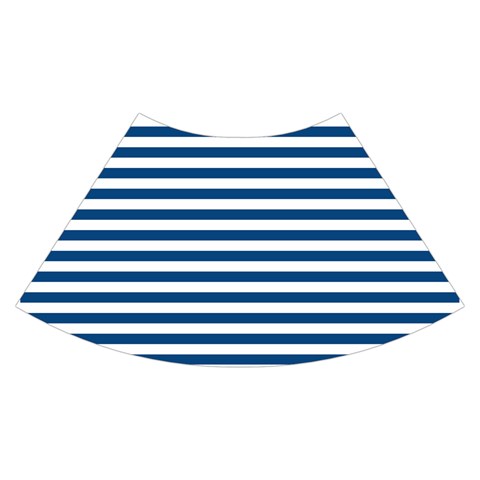 Horizontal Stripes Skirt Back