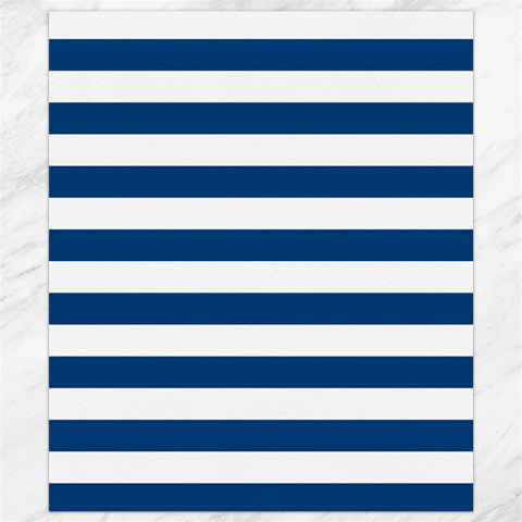 Horizontal Stripes 8.15 x9.66  Canvas - 1