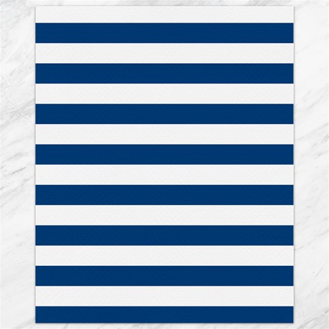 Horizontal Stripes 10.95 x13.48  Canvas - 1