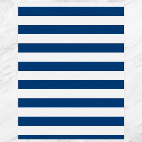 Horizontal Stripes 11.86 x15.41  Canvas - 1