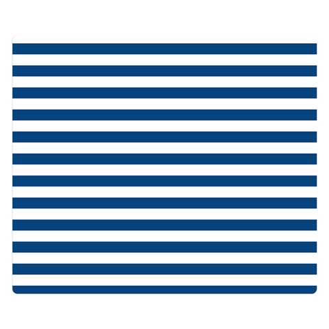 Horizontal Stripes 50 x40  Blanket Back