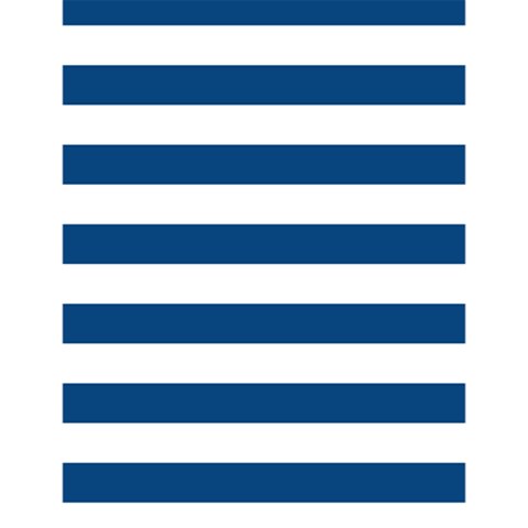 Horizontal Stripes 4.125 x5.5  Memopad