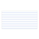 Horizontal Stripes - White and Pastel Blue Satin Shawl