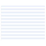 Horizontal Stripes - White and Pastel Blue Double Sided Flano Blanket (Medium)