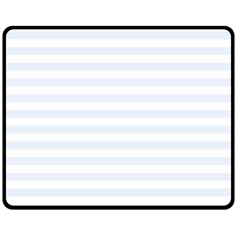 Horizontal Stripes 58.8 x47.4  Blanket Front