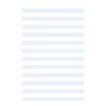 Horizontal Stripes - White and Pastel Blue Shower Curtain 48  x 72  (Small)