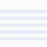 Horizontal Stripes - White and Pastel Blue 5  x 7  Photo Cards