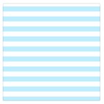 Horizontal Stripes - White and Light Blue Large Satin Scarf (Square)