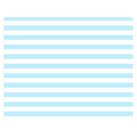 Horizontal Stripes 60 x50  Blanket Front