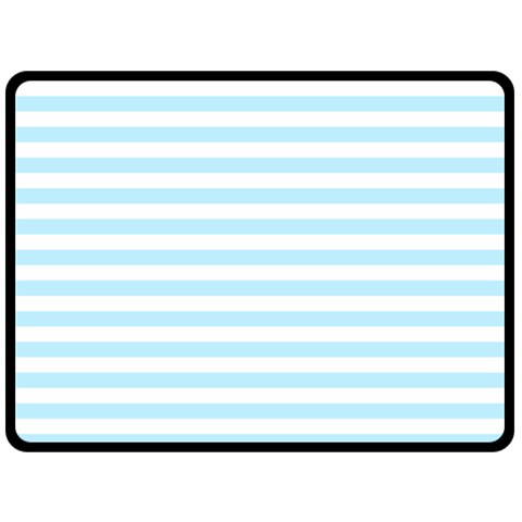 Horizontal Stripes 80 x60  Blanket Front