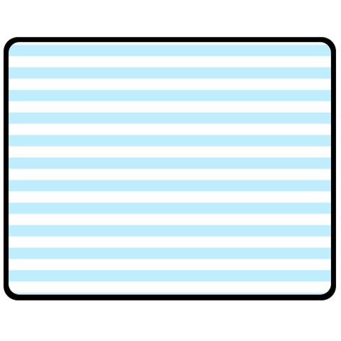 Horizontal Stripes 58.8 x47.4  Blanket Front