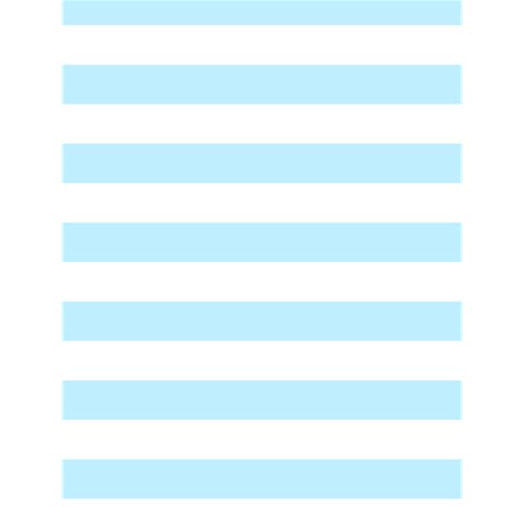 Horizontal Stripes 4.125 x5.5  Memopad
