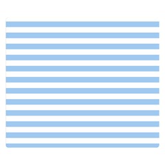 Horizontal Stripes 50 x40  Blanket Front