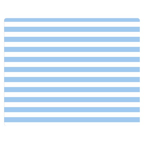 Horizontal Stripes 60 x50  Blanket Front