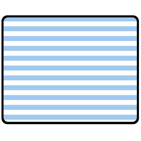 Horizontal Stripes 60 x50  Blanket Front