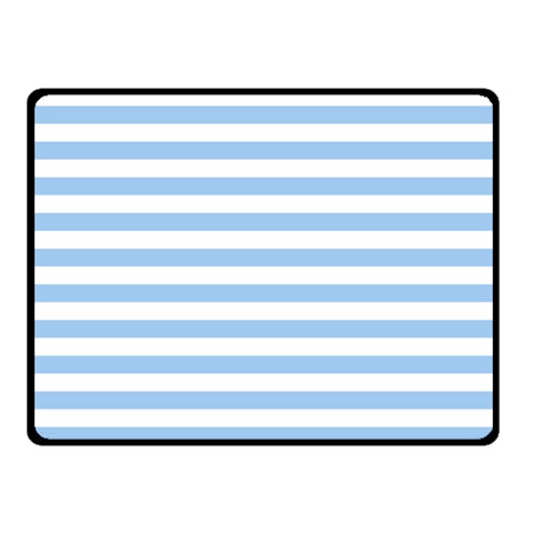 Horizontal Stripes 50 x40  Blanket Front