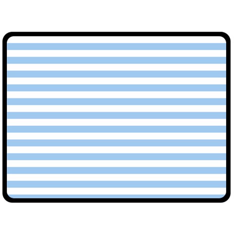 Horizontal Stripes 80 x60  Blanket Front