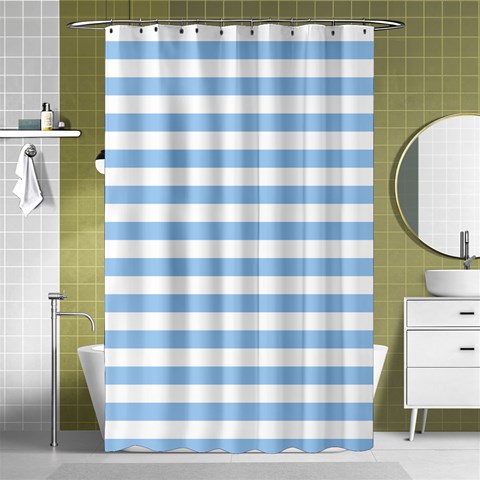 Horizontal Stripes Curtain(48  X 72 ) - 42.18 x64.8  Curtain(48  X 72 )