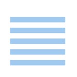 Horizontal Stripes - White and Baby Blue Greeting Card 5  x 7 