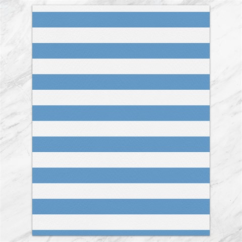 Horizontal Stripes 17.8 x23.08  Canvas - 1