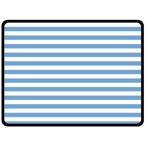 Horizontal Stripes 80 x60  Blanket Front