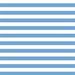 Horizontal Stripes - White and Iceberg Blue ScrapBook Page 12  x 12 