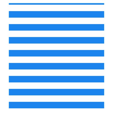 Horizontal Stripes Back