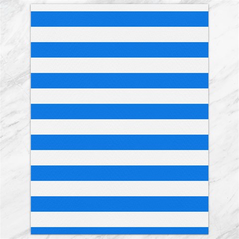 Horizontal Stripes 11.86 x15.41  Canvas - 1