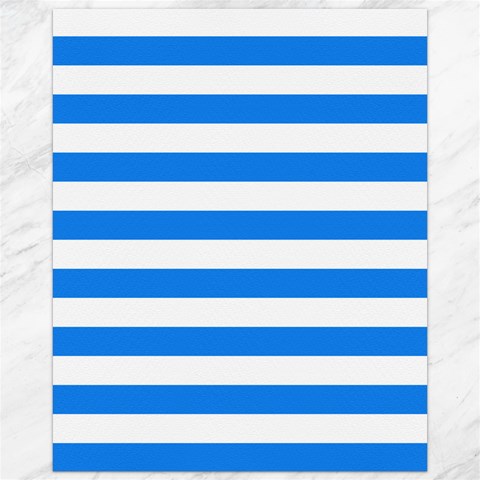 Horizontal Stripes 15.75 x19.29  Canvas - 1