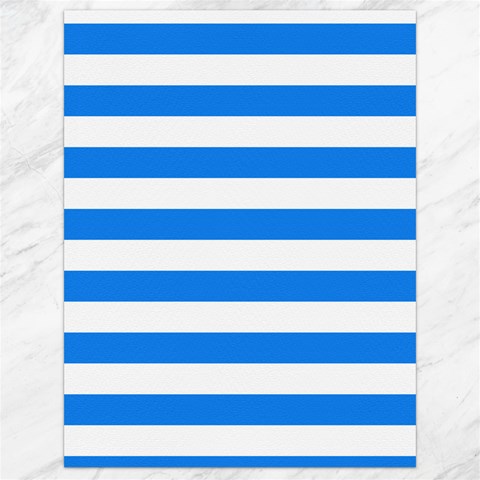 Horizontal Stripes 17.8 x23.08  Canvas - 1