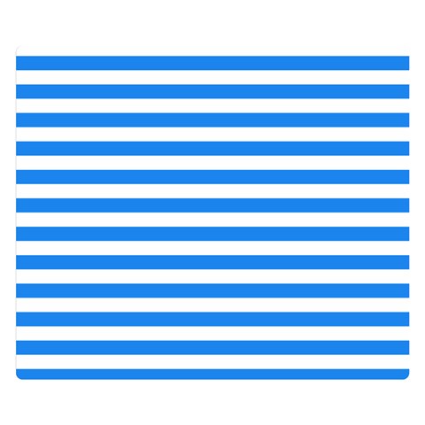 Horizontal Stripes 50 x40  Blanket Front